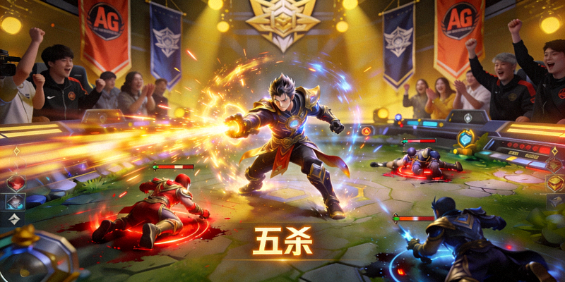 王者荣耀世冠赛AG超玩会一诺五杀精彩时刻