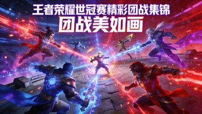 王者荣耀世冠赛精彩团战集锦 - 团战美如画